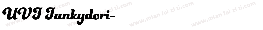 UVF Funkydori字体转换